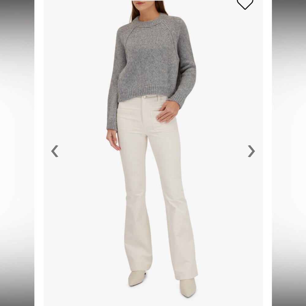 DOROTHEE SCHUMACHER Sparkling Softness Gray Pullover Sweater Size S